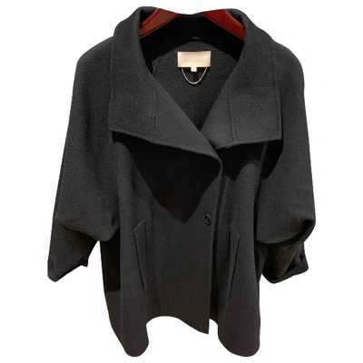 Pre-owned Vanessa Bruno Black Wool Coat