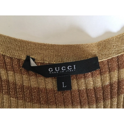 Pre-owned Gucci Waistcoat In Gold