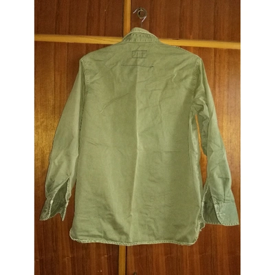 Pre-owned Current Elliott Shirt In Green