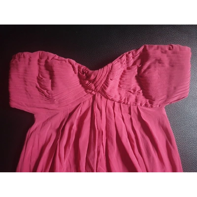 Pre-owned Bcbg Max Azria Mini Dress In Pink