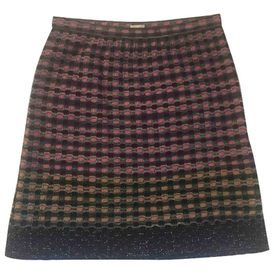 Pre-owned M Missoni Mid-length Skirt In Multicolour