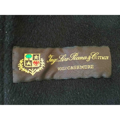 Pre-owned Loro Piana Cashmere Coat In Black