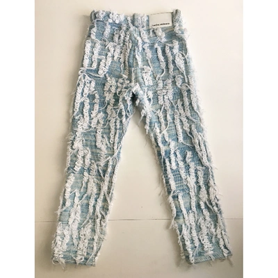 Pre-owned Faustine Steinmetz Straight Jeans In Blue