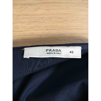 Pre-owned Prada Mini Dress In Blue