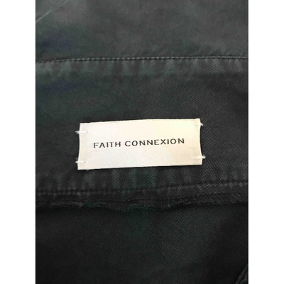 Pre-owned Faith Connexion Mid-length Skirt In Blue
