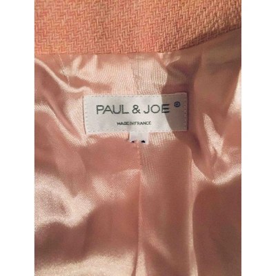 Pre-owned Paul & Joe Wool Jacket In Pink