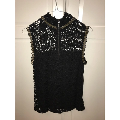 Pre-owned Pinko Vest In Black