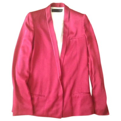Pre-owned Haider Ackermann Suit Jacket In Pink