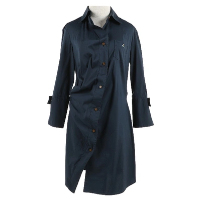 Pre-owned Vivienne Westwood Red Label Navy Cotton Dress