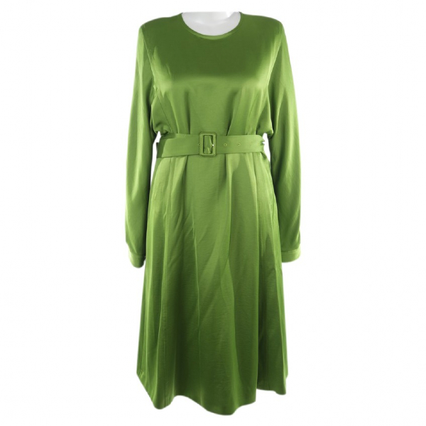 dries van noten green dress