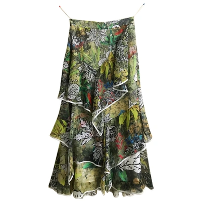 Pre-owned Peter Pilotto Silk Maxi Skirt In Other