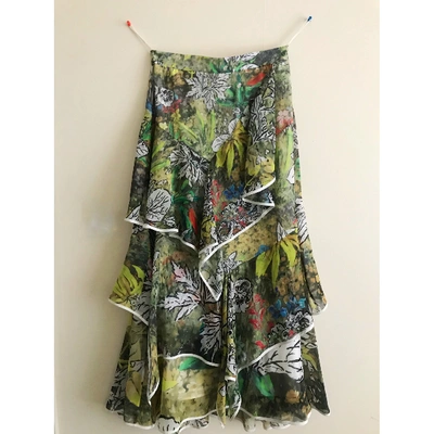 Pre-owned Peter Pilotto Silk Maxi Skirt In Other