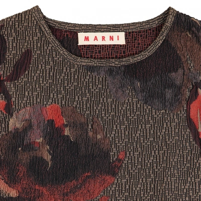 Pre-owned Marni Mini Dress In Brown