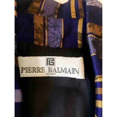 Pre-owned Pierre Balmain Silk Blazer In Multicolour