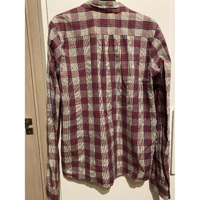 Pre-owned Steven Alan Red Cotton  Top
