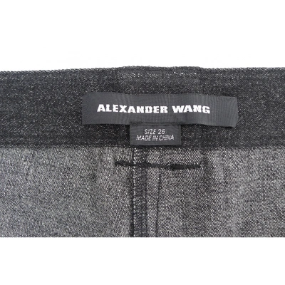 ALEXANDER WANG Pre-owned Slim Jeans In Black