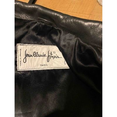 Pre-owned Jitrois Black Leather Leather Jacket