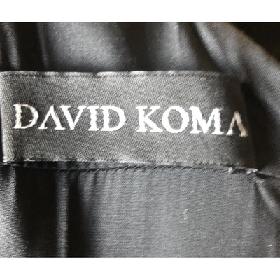 Pre-owned David Koma Jumpsuit In Black
