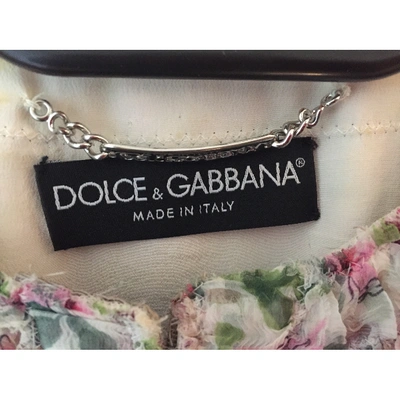 Pre-owned Dolce & Gabbana Silk Short Vest In Multicolour