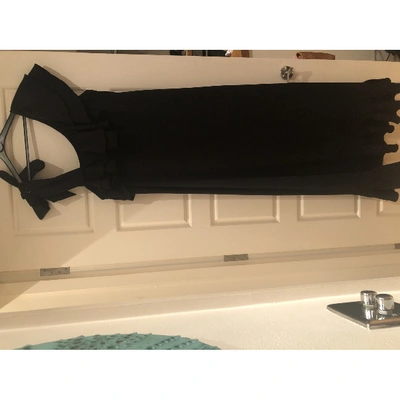 Pre-owned Ganni Fall Winter 2019 Black Dress