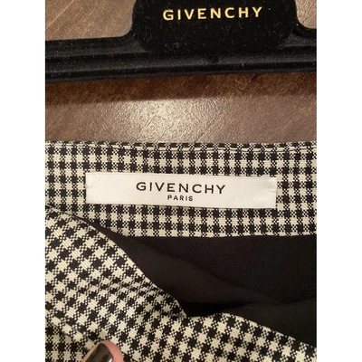 Pre-owned Givenchy Wool Mini Skirt In Multicolour