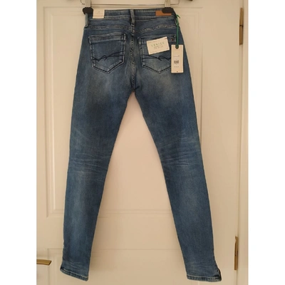 Pre-owned Tommy Hilfiger Slim Jeans In Blue