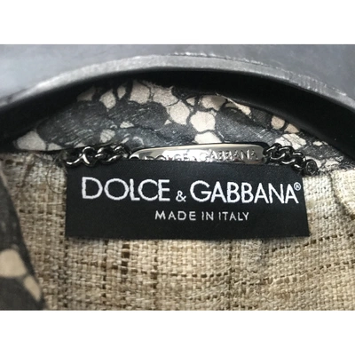 Pre-owned Dolce & Gabbana Multicolour Silk Coat
