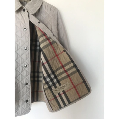 Pre-owned Burberry Short Vest In Grey