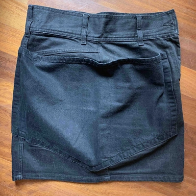 Pre-owned Acne Studios Anthracite Denim - Jeans Skirt