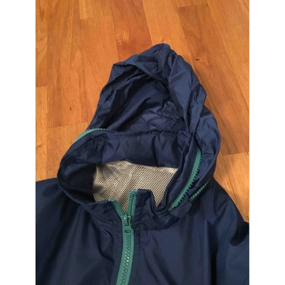 Pre-owned Mauro Grifoni Trench Coat In Navy