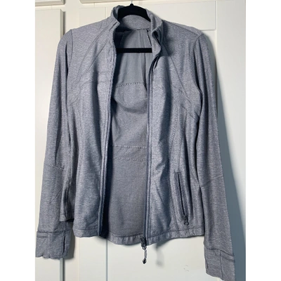 Pre-owned Lululemon Grey Cotton Jacket