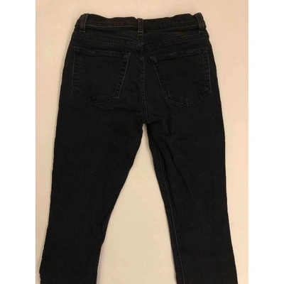 Pre-owned Reformation Black Denim - Jeans Jeans