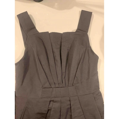 Pre-owned Marc Jacobs Linen Mini Dress In Grey