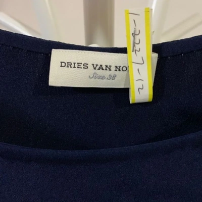 Pre-owned Dries Van Noten Black Silk Dress