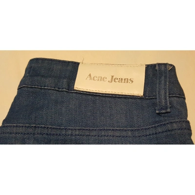 Pre-owned Acne Studios Hex Straight Jeans In Blue