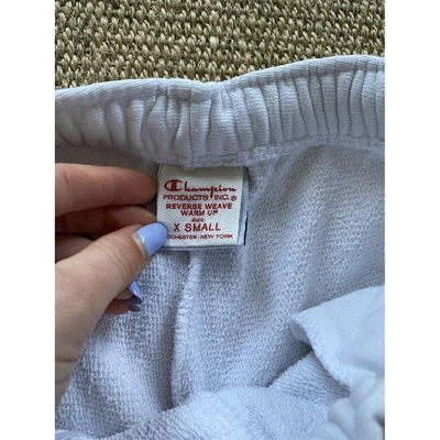 Pre-owned Vetements Trousers In White