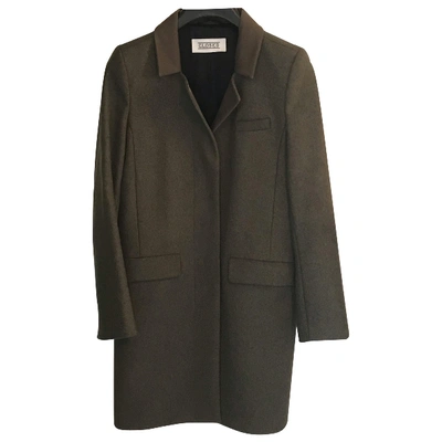 Pre-owned Closed Wool Coat In Khaki