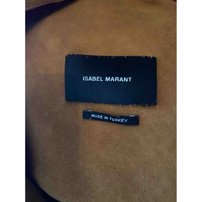 Pre-owned Isabel Marant Beige Shearling Coat