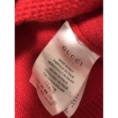 Pre-owned Gucci Wool Jumper In Red