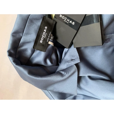 Pre-owned Rochas Mid-length Dress In Blue