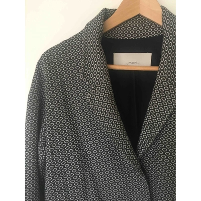 Pre-owned Merci Coat In Grey