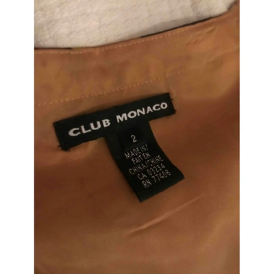 Pre-owned Club Monaco Silk Mid-length Dress In Multicolour