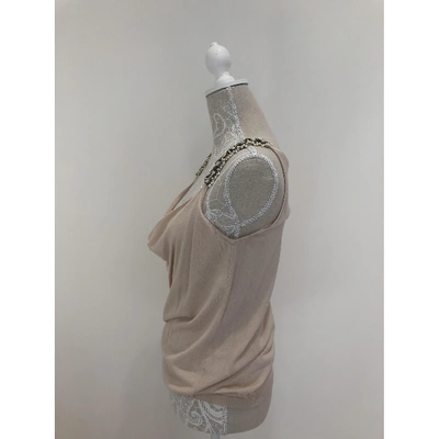 Pre-owned Valentino Beige Cotton Top