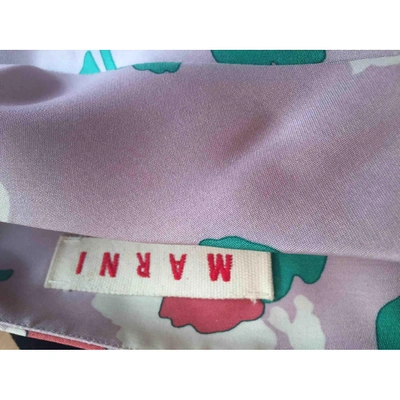 Pre-owned Marni Silk Mid-length Skirt In Pink