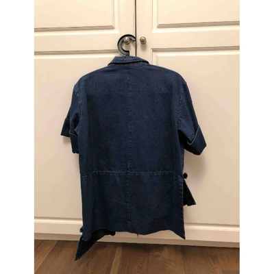 Pre-owned Marni Blue Denim - Jeans Top