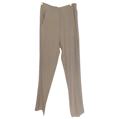 Pre-owned Vionnet Straight Pants In Multicolour