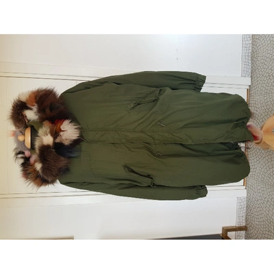 Pre-owned Barbed Khaki Cotton Coat