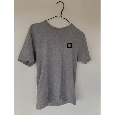Pre-owned Stone Island Grey Cotton Top