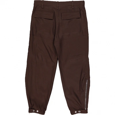 Pre-owned Chloé Trousers In Brown