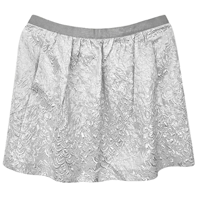 Pre-owned Pinko Mini Skirt In Silver